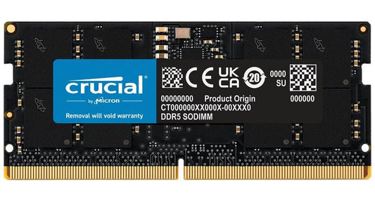 16GB DDR5-4800 PC5-38400 SODIMM RAM - CT16G48C40S5