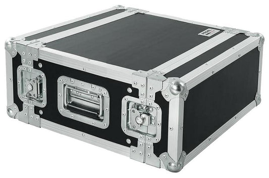4U 19" Rack Flight Case, 25cm Depth - CR154BLKM