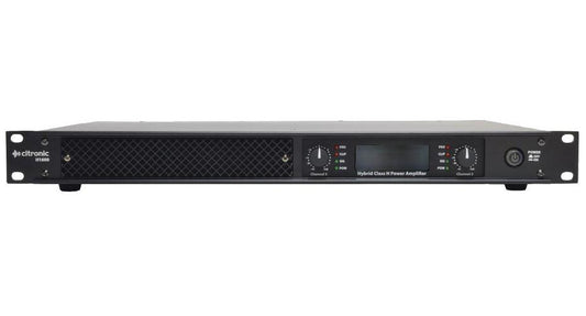 1600W Stereo Hybrid Class H Amplifier 2R/4R/8R 1U - H1600