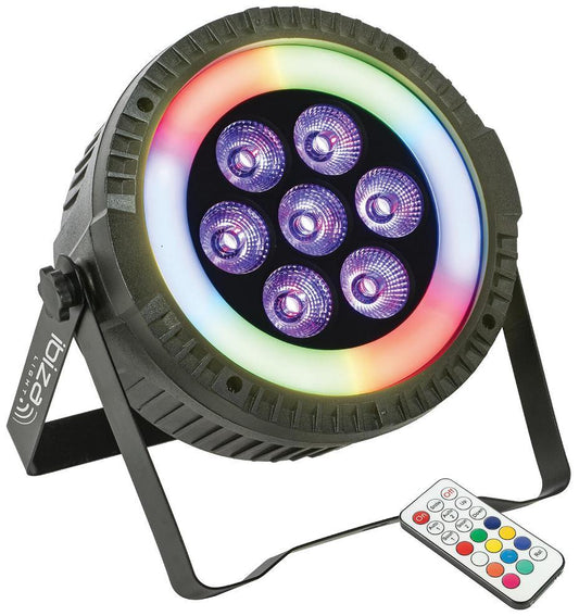 42W LED + 48x SMD Par Can RGBW with IR Control - THINPAR-LED-RING