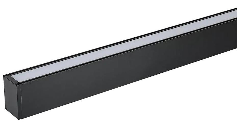 40W LED Linear Hanging Suspension Light, 4000K, Black - VT-7-40 21374