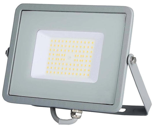 50W SMD Floodlight, 6500K, 5750lm, IP65, Grey - VT-56 21765