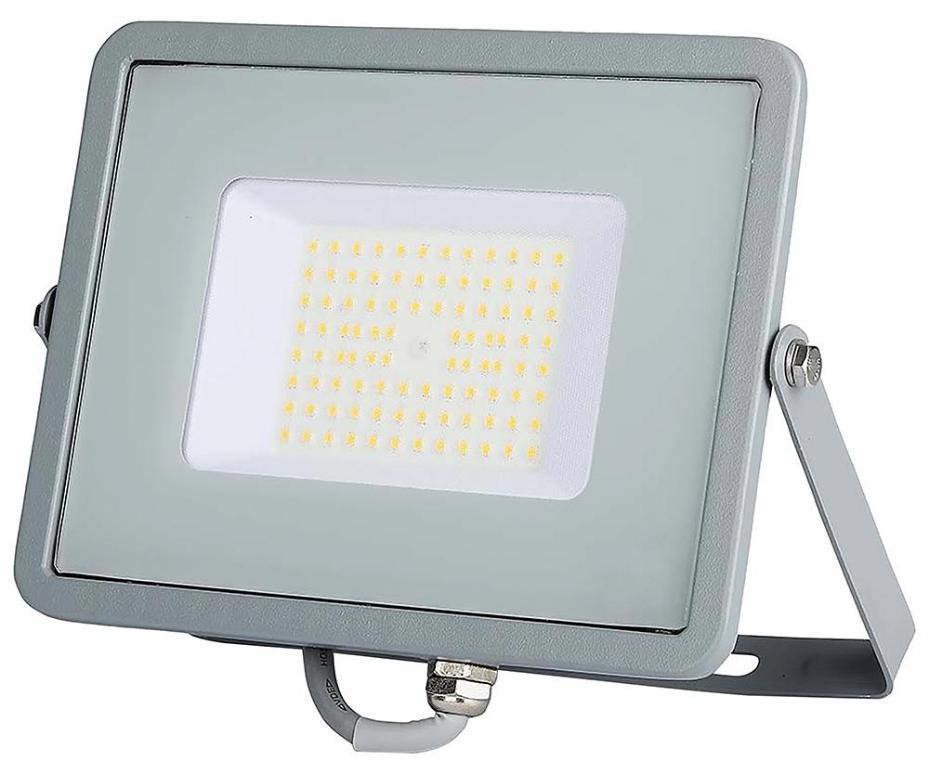 50W SMD Floodlight, 4000K, 5750lm, IP65, Grey - VT-56 21764