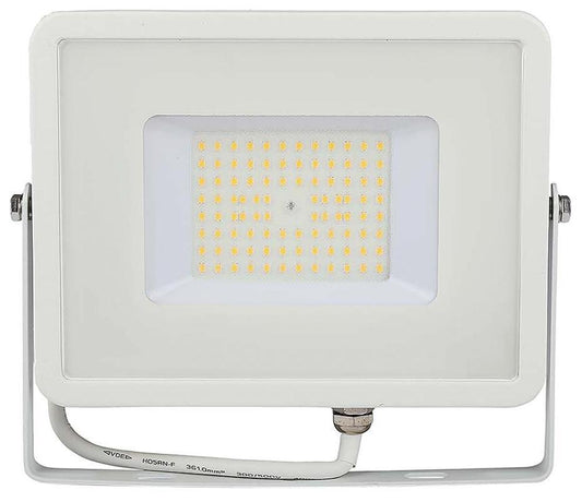 50W SMD Floodlight, 4000K, 5750lm, IP65, White - VT-56 21762