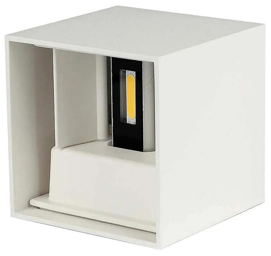 12W Square Wall Light, White, 4000K, IP65 - VT-759-12 218528