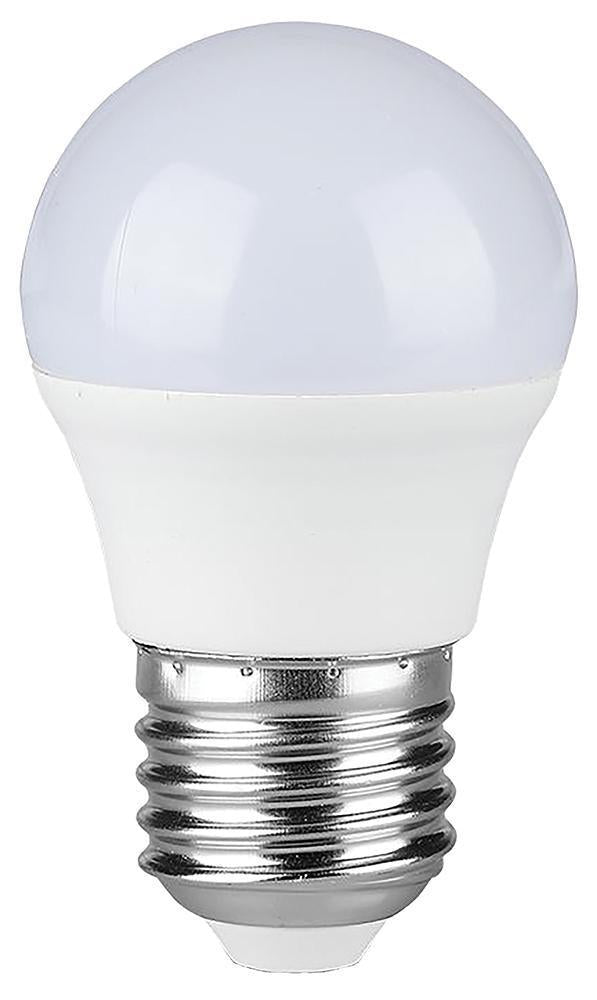 6.5W LED Golf Ball Bulb, E27, 4000K, 600lm, Non-Dimmable - VT-290 21867