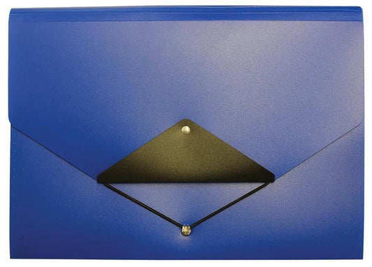 13 Pocket Expanding File, Blue - EXPTFBL