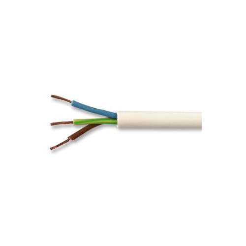 ELECTRIC CABLE FLEXIBLE 3183Y 1.25MM WHITE WHT 50 METRES PRO POWER