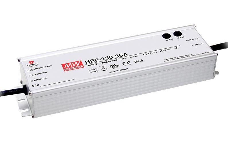 48V, 3.2A, 153.6W, ITE, Enclosed Power Supply - HEP-150-48A