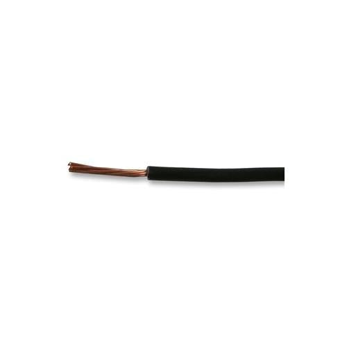 PRO POWER - 6491X-1MMBLK100M - ELECTRIC CABLE 1.00MM BLACK 100 METRES