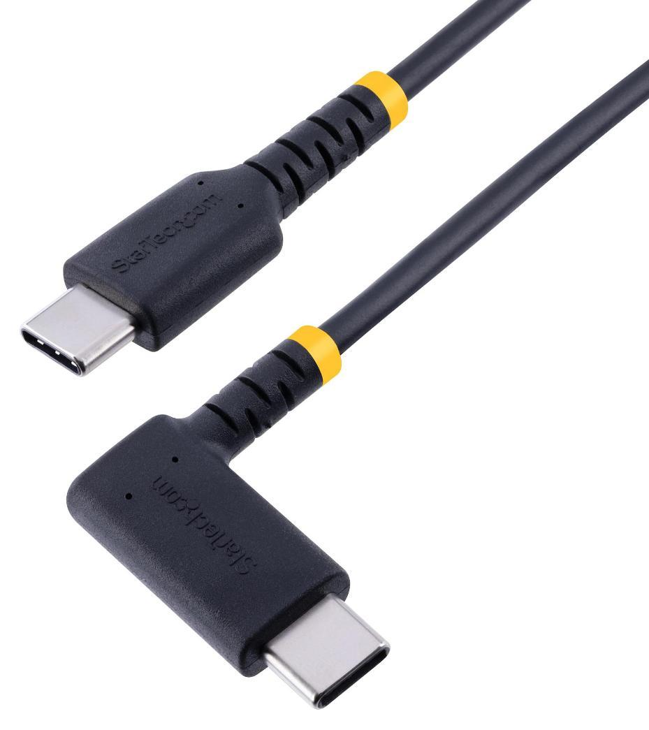USB-C Plug to Right Angled USB-C Plug Heavy Duty Charging Lead, 150mm ...