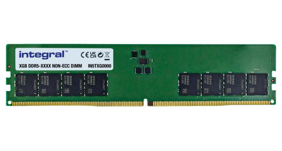 16GB PC5-38400 4800 DDR5 UDIMM RAM - IN5T16GNHRBX