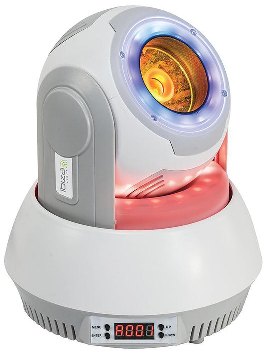 46W LED Mini Moving Head Beam RGBW, White - STAR-BEAM-WH