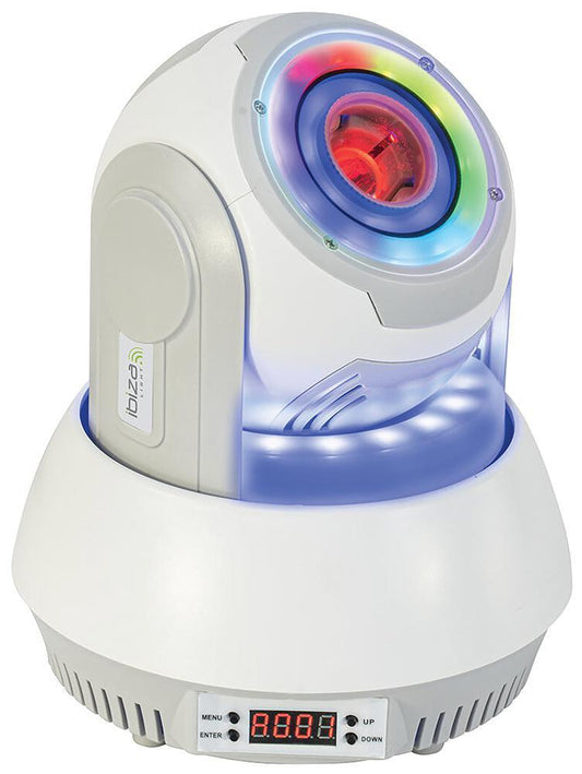 53W LED Mini Moving Head RGBW Spot, White - STAR-SPOT-WH