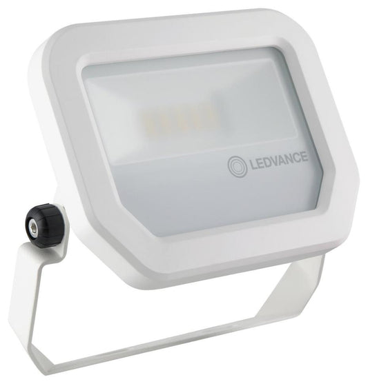 10W LED Floodlight, 1200lm, 6500K, IP65, White - 4058075420946