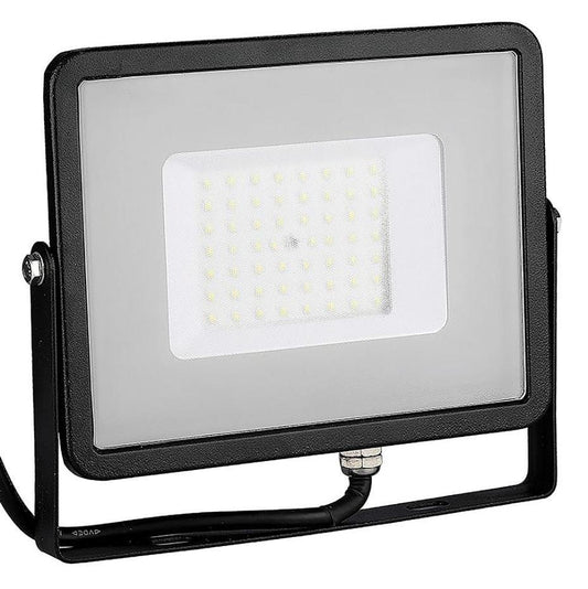 50W SMD Floodlight, 4000K, 4000lm, IP65, Black - VT-50-B 21407