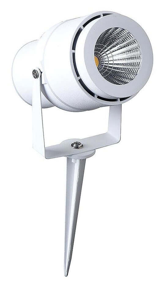 12W Garden Spike Light, 3000K, 920lm, White - VT-857 217547