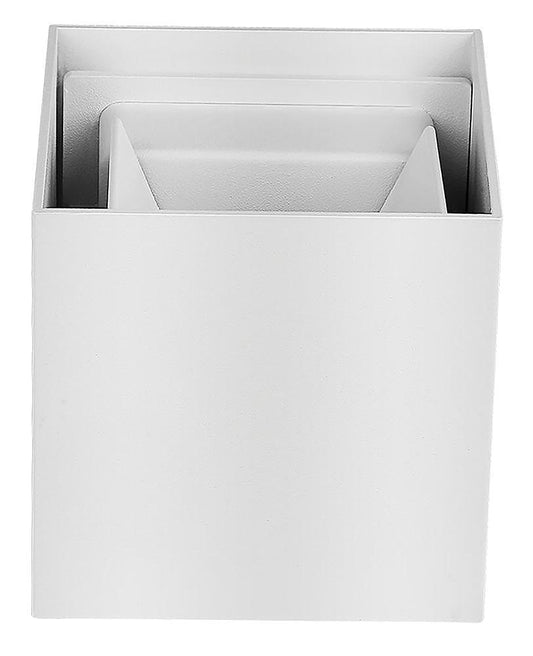 5W LED UP and Down Square Wall Light, 3000K, 700lm, White - VT-759 217079