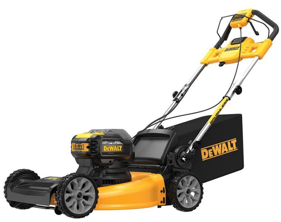 53cm Twin 18V XR Brushless Cordless Self Propelled Lawn Mower - Bare Unit - DCMWSP564N-XJ