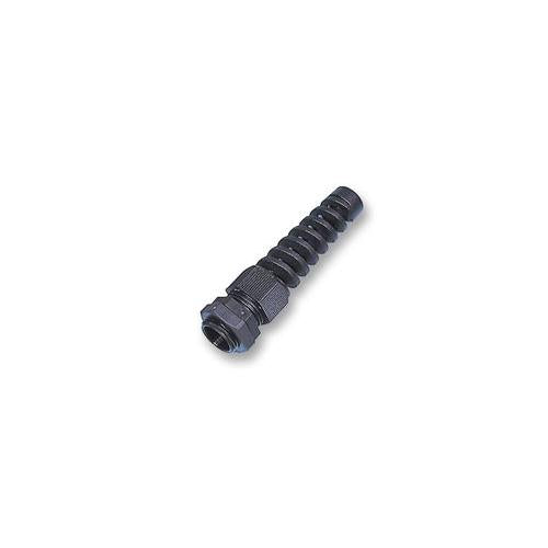 HYLEC - 50007M12BLNC - BLACK SPIRAL M12 NYLON CABLE GLAND