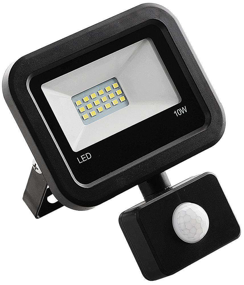 10W LED Floodlight with PIR, 6000K, IP44 - PELL0357