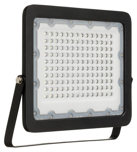 100W Ultra Slim Floodlight, 6000K, 9400lm, Black - MET100-60