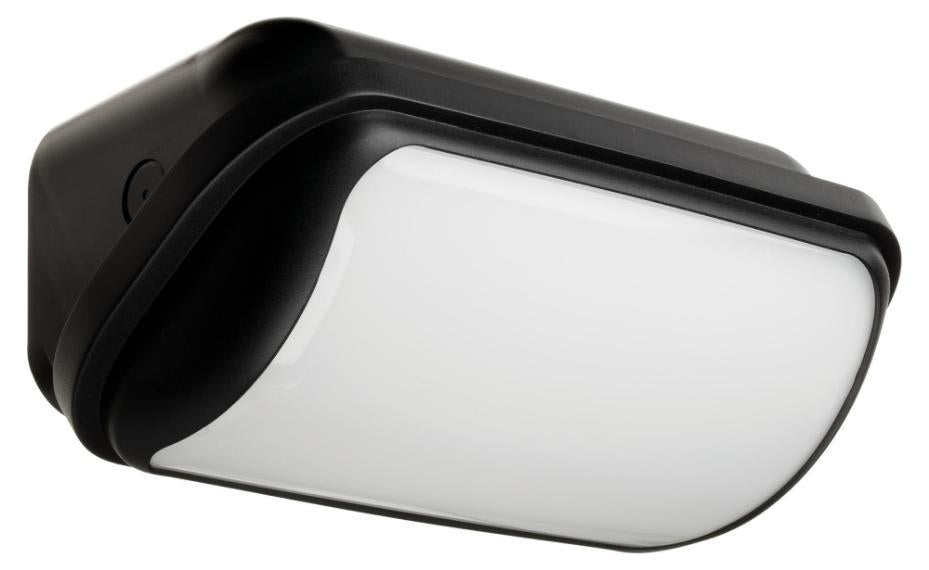 15W Bulkhead Light, 1500lm, 3000K / 4000K, Black - PK15-CCT