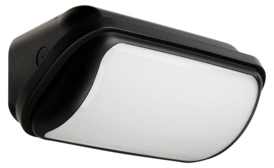 15W Bulkhead Light, 1500lm, 3000K / 4000K, Black - PK15-CCT