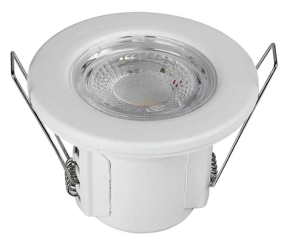 5W LED Fire Rated Spotlight Fitting, 6400K, White - VT-885-W 8181