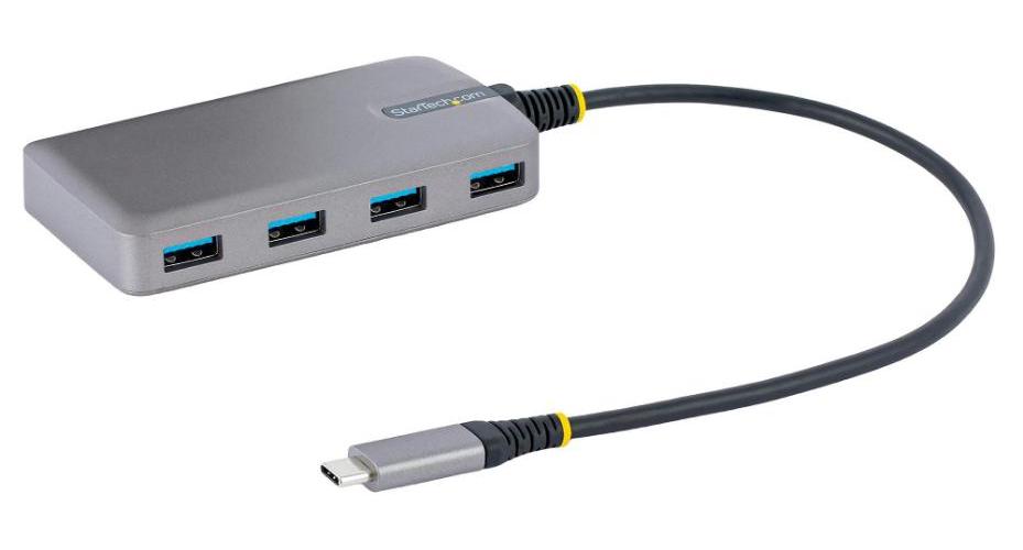 4 Port USB 3.2 Gen 1 Hub, USB-C to 4x USB-A - 5G4AB-USB-C-HUB