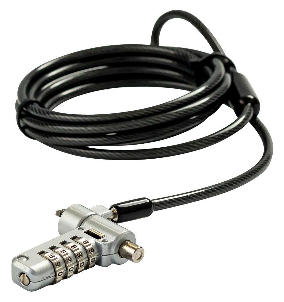 UNIVERSAL COMBINATION CABLE LOCK, 3IN1 - TALUC07