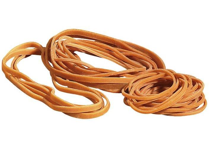 152.4x6.3mm (Size 69) Rubber Bands - 454g - WX10554.