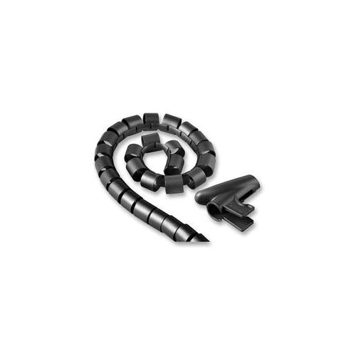 020602 - CABLE TIDY MANAGEMENT TUBE, BLACK 20mm x 2.5 METRES