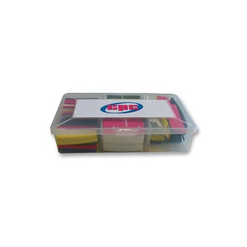 PRO POWER HS3:1KIT HEATSHRINK KIT 3:1 - 180 X BLK, BLUE, YELL RED, WHITE PIECES
