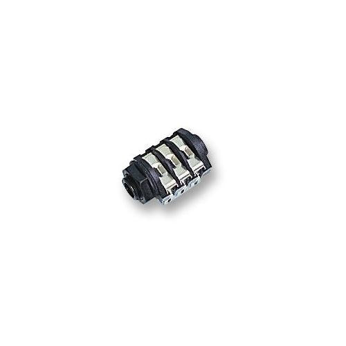 CLIFF ELECTRONIC COMPONENTS CL122OA 6.35MM JACK SOCKET PANEL STEREO, SOLDER TAG