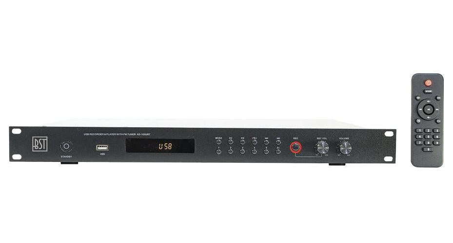 USB Recorder / Player with Bluetooth & FM Tuner, Rack Mount - MPR350 ...