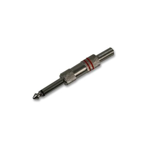 PRO SIGNAL - PSG03211 - 6.35MM JACK PLUG, MONO, RED