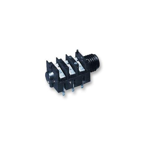CLIFF ELECTRONIC COMPONENTS - S1/BNB/BLK - 6.35MM JACK SOCKET, LOW PROF - MONO
