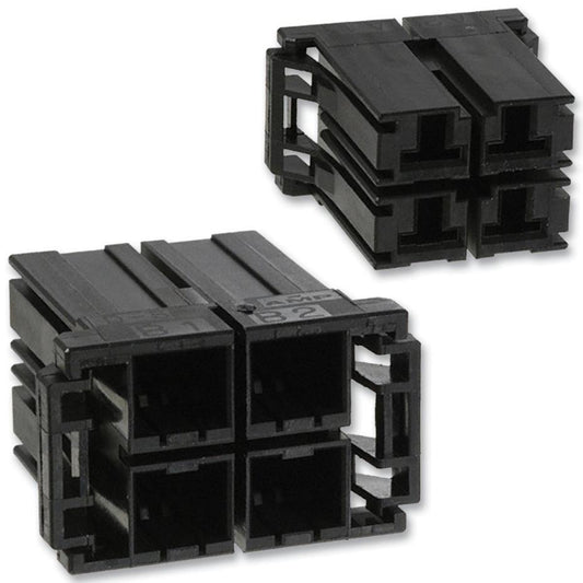 4 Way Socket Receptacle Housing, Latch Locking - 917807-2