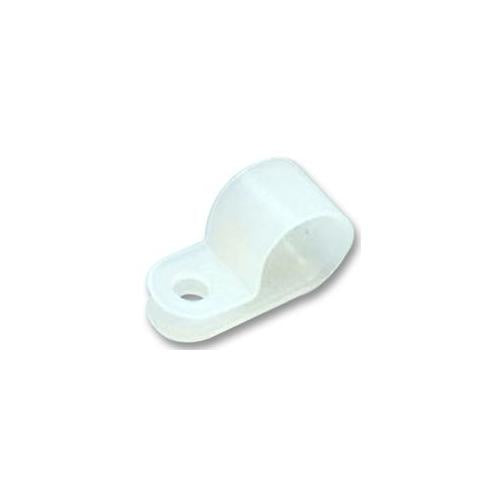 PANDUIT CCH44-S10-C - FIXED CABLE CLAMP CLIP NATURAL MAX DIAMETER 11.1MM 100 PK