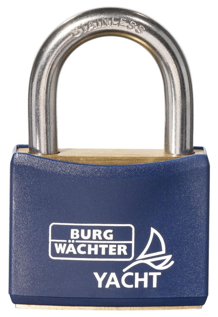 40mm, Rustproof Solid Brass Stainless Steel Shackle Padlock - 460 NI 40 SB