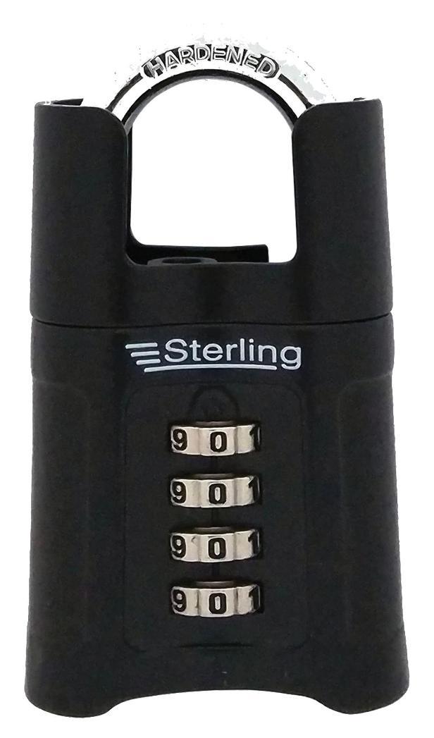 55mm, Zinc Alloy Hardened Steel Shackle Combination Padlock - CPL155