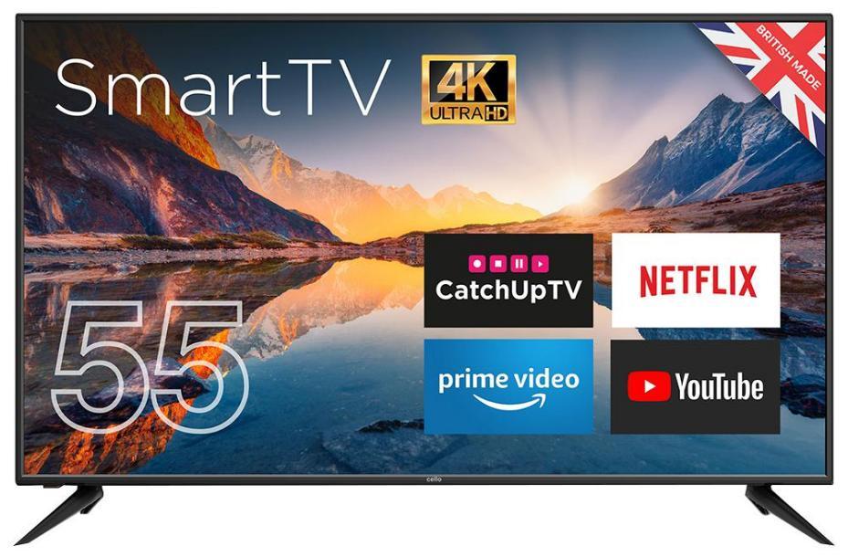 55" 4K UHD Smart LED TV with Freeview HD - C5520RTS4K