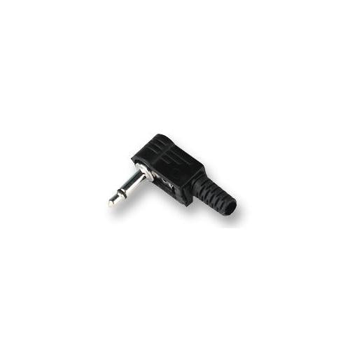 MP-011LN - 3.5MM JACK PLUG, MONO, 90 DEGREES RIGHT ANGLE
