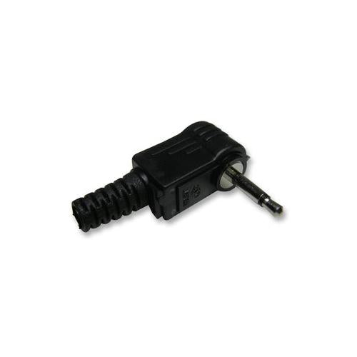 MP-022LN - 2.5MM JACK PLUG, MONO, 90 DEGREES RIGHT ANGLE