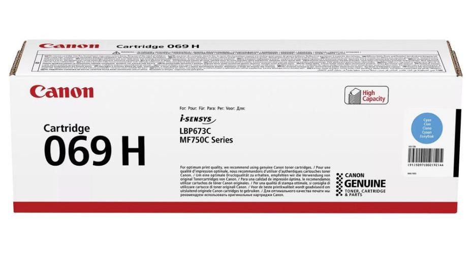069H High Yield Toner Cartridge, Cyan 5500 Pages - 5097C002