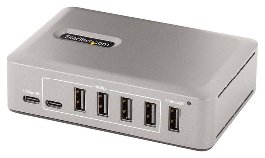 10 Port USB 3.2 Gen 2 Desktop Hub with Power Delivery, USB-C to 8x USB-A & 2x USB-C - 10G8A2CS-USB-C-HUB