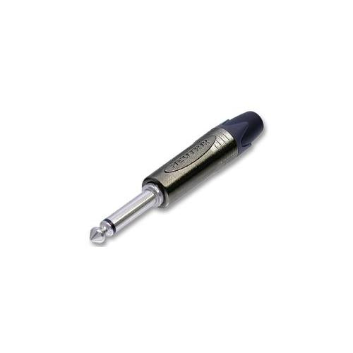 NEUTRIK - NP2X-BAG - 6.35MM JACK PLUG, MONO, BLACK
