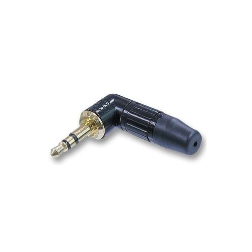 NEUTRIK - NTP3RC-B - 3.5MM RIGHT-ANGLE STEREO PLUG, GOLD