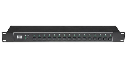 16 Programme Quick Rack 1024 Channel DMX, 19" 1U Rack Mount - 50058